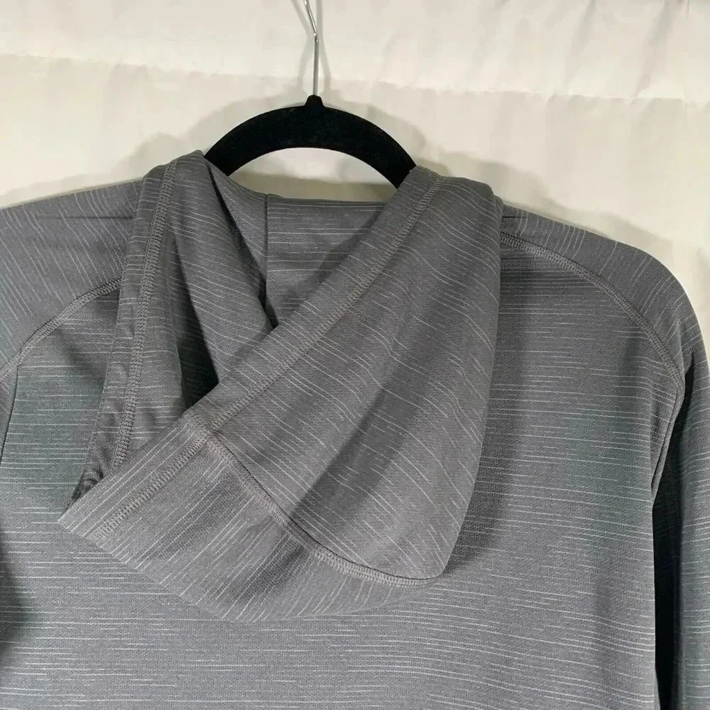 Jayhawks Adidas Hoodie Men's Small Grey Graphic Print Long Sleeve Pullover
